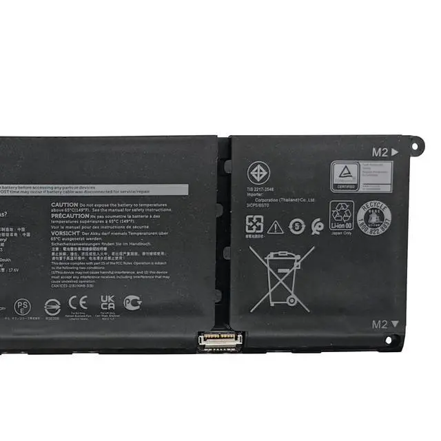 Alt view image 3 of 6 - V6W33 Battery 54Wh Replacement for Dell Inspiron 5310 5410 3510 3511 3515 5418 5510 5515 / Latitude 3320 3330 3420 3520 / Vostro 3510 3515 3511 3525 5310 5510 5410 5620 Series TN70C 15V