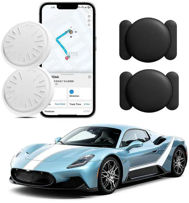 Main image of GPS Tracker for Vehicles - Hidden Tracking Devices for Cars, GPS Tracker No Monthly Fee, Car Tracker Device with Real-Time Location, Compact Tracker Device, Work with iOS and Android 2-Packs