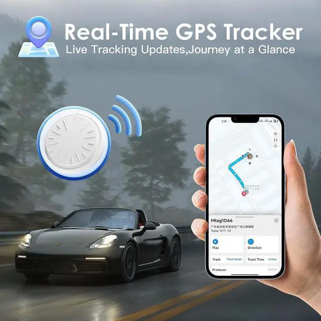 Alt view image 7 of 7 - GPS Tracker for Vehicles - Hidden Tracking Devices for Cars, GPS Tracker No Monthly Fee, Car Tracker Device with Real-Time Location, Compact Tracker Device, Work with iOS and Android 2-Packs