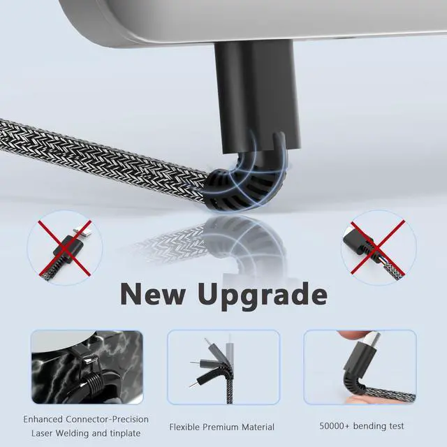 Alt view image 2 of 6 - 65w USB C Laptop Charger Compatible with HP Elite Dragonfly G4 G3 G2 Pro one,Dragonfly Folio G3 2 in 1,Elite x360 1040 G9 G10 2 in 1,Elitebook 1040 G9 G10 Type C Power Adapter
