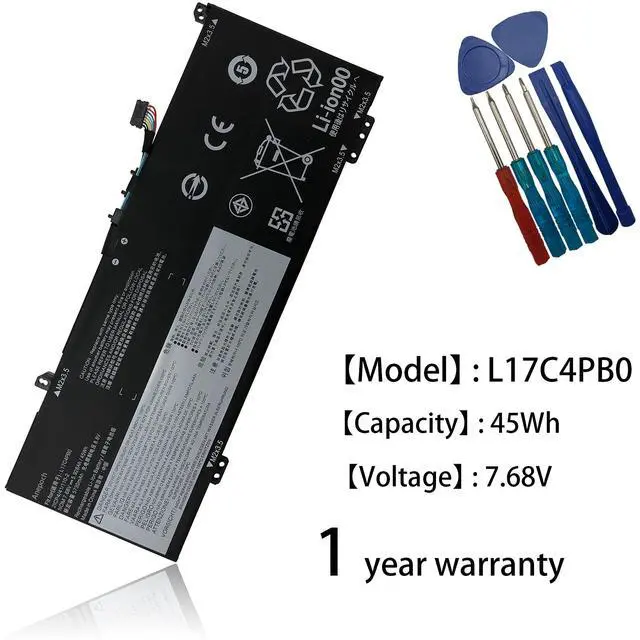 Alt view image 2 of 7 - L17C4PB0 Laptop Battery Replacement for Lenovo Flex 6-14IKB 14ARR IdeaPad 530S-14ARR 530S-14IKB 530S-15IKB Series L17C4PB2 L17M4PB2 5B10Q16066 5B10Q16067 5B10Q22883 7.68V 45Wh 5928mAh
