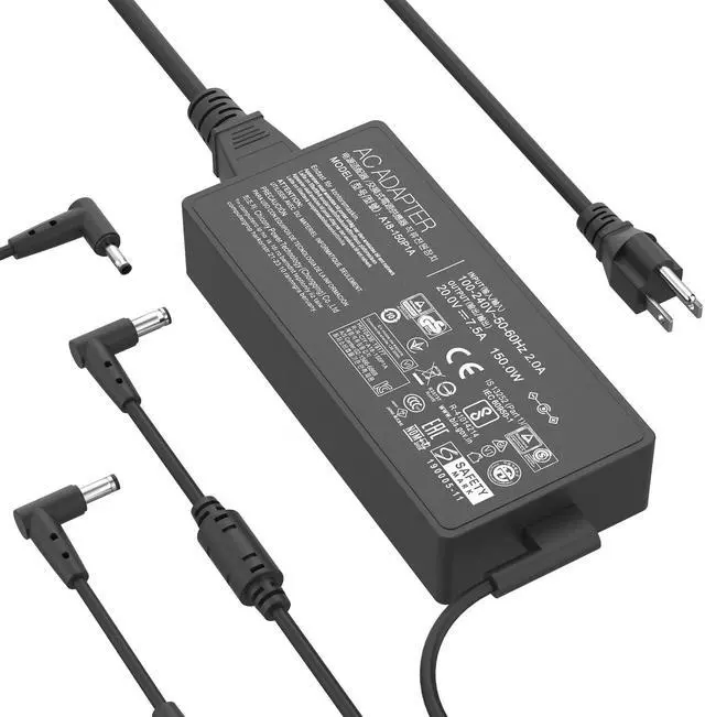 Main image of 150W AC Charger Compatible with ASUS TUF F15 F17 A15 A17 FA506 A17 FA706 FA706IH FA706II FA706IHR ROG Strix G531GT ADP-150CH B Gaming Laptop Adapter Power Cable