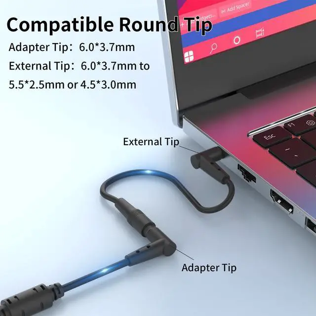 Alt view image 2 of 6 - 150W AC Charger Compatible with ASUS TUF F15 F17 A15 A17 FA506 A17 FA706 FA706IH FA706II FA706IHR ROG Strix G531GT ADP-150CH B Gaming Laptop Adapter Power Cable