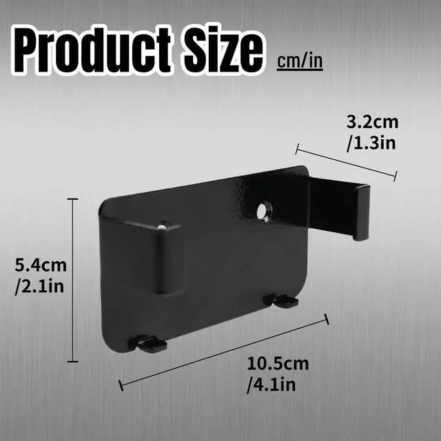 Alt view image 2 of 6 - Metal wall Mount Compatible with TP-Link TL-SG105 Metal Switch Mount - Durable Desktop/Wall Bracket for TL-SG1005P TL-SG105 TL-SG105S-M2 TL-SG105E
