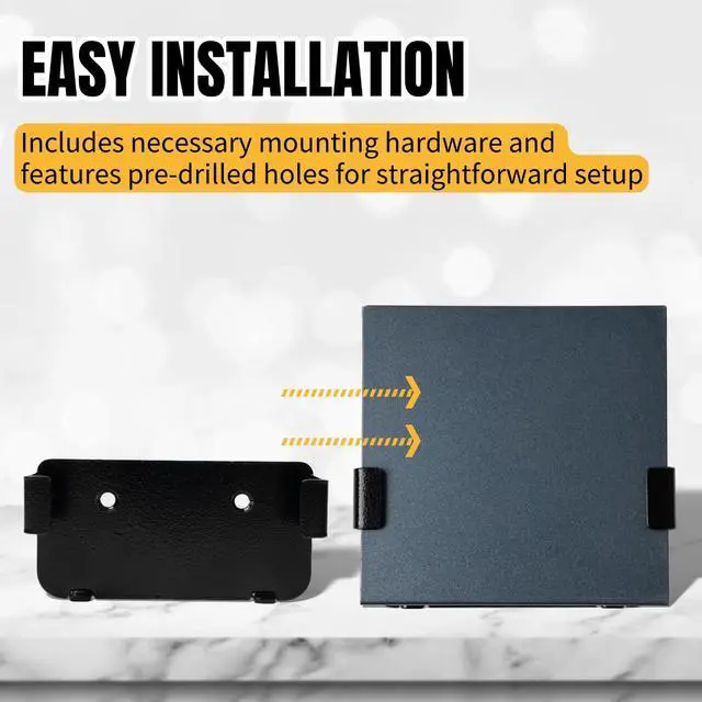Alt view image 6 of 6 - Metal wall Mount Compatible with TP-Link TL-SG105 Metal Switch Mount - Durable Desktop/Wall Bracket for TL-SG1005P TL-SG105 TL-SG105S-M2 TL-SG105E