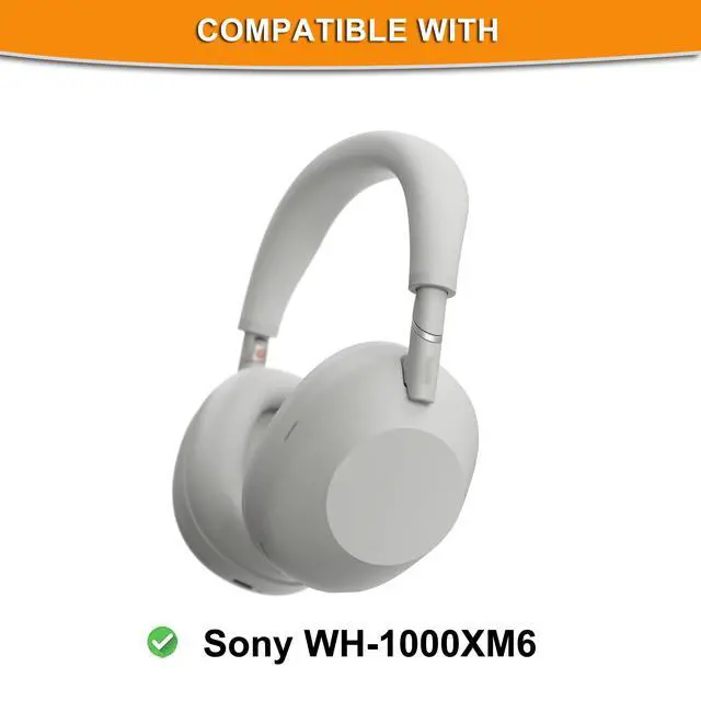 Alt view image 2 of 6 - Cooling-Gel Earpads for Sony WH-1000XM6 Headphone (Platinum Silver) | Cooling-Gel Replacement Ear Cushions for WH-1000XM6,Ear Pads Cushions with Ice Silk Fabric