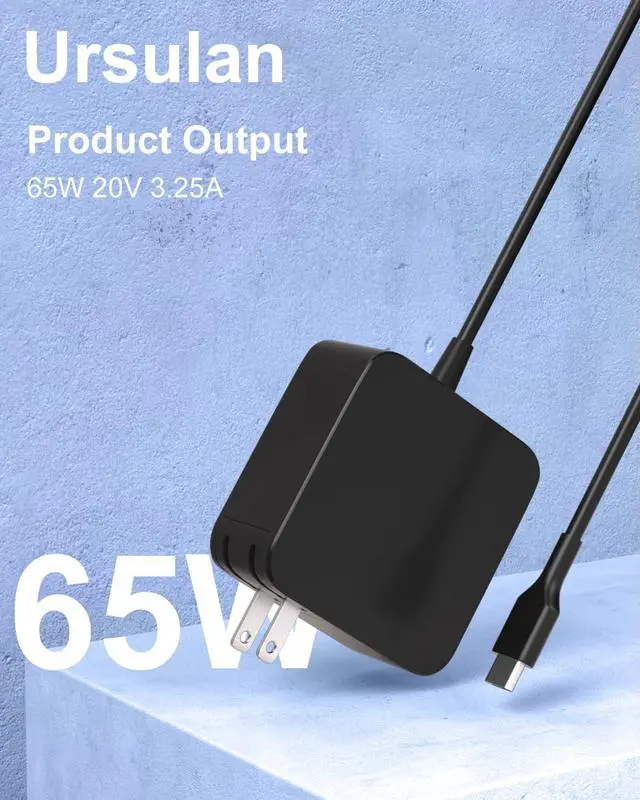 Alt view image 4 of 6 - 65W USB C Charger Compatible with Microsoft Surface Pro | Compatible with Microsoft Surface Pro (2025) 12 11 10 9 8 7+ 7, 13" (OLED) Surface Pro 2-in-1, 13" Snapdragon X Elite (2024)