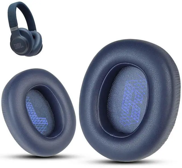Main image of Memory Ear Pad Replacements for JBL Live 650 BTNC & E65BTNC, Compatible with JBL E65, E65BTNC, Duet NC, Live 650BTNC, Live 660 BTNC Headphones - Blue