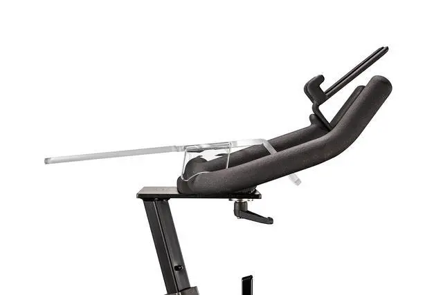 Alt view image 3 of 7 - The Tray for Schwinn IC4 & Bowflex C6 Bikes, Made in USA | Premium acrylic desk tray holds laptop, tablet, phone and books; compatible with both bike models