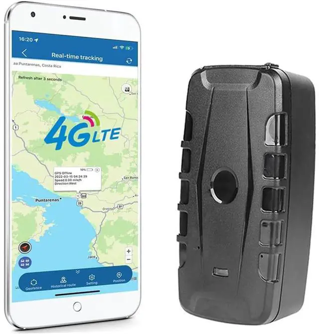 Main image of Car GPS Tracker for Vehicles Long Battery Life 20000mAh Tracker Device Real-Time and Precise Location Tracking Device Magnetic Waterproof Multiple Alarm App iOS/Android TK918 4G