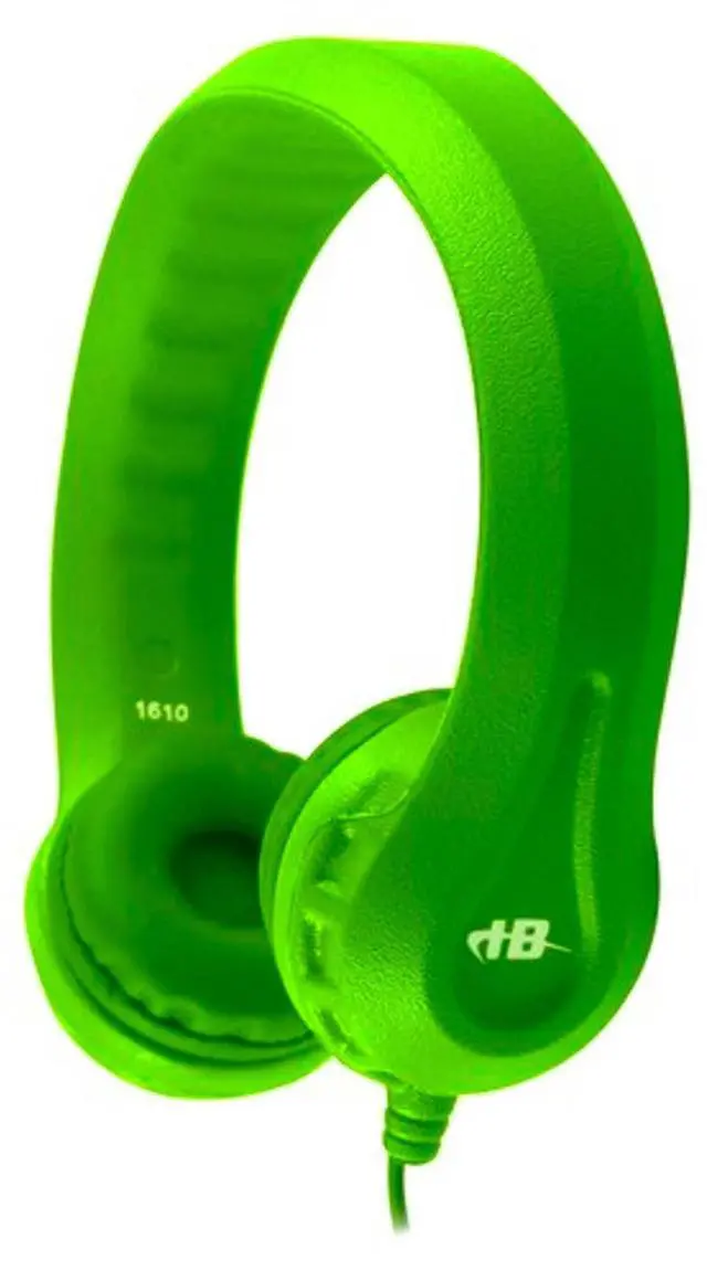 Main image of FlexPhones Kids Foam Headphones Durable EVA Foam, VolumeLimited 85 dB, ChewResistant DuraCord, Safe BPAFree Design for Classroom Use Green