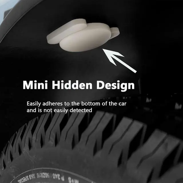 Alt view image 4 of 6 - GPS Tracker for Vehicles, No Monthly Fee Tracker Device for Vehicles Work with Find My (iOS Only), Car Tracker Device Hidden with Magnetic Case (1PCS, White)