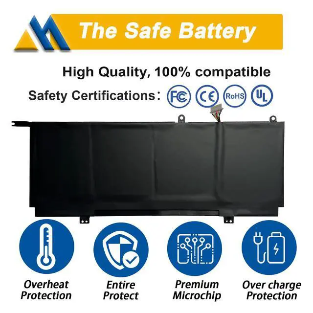Alt view image 3 of 6 - 61.4Wh SP04XL L28764-005 Laptop Battery Replacement for HP Spectre X360 13T-AP000 13-AP0XXX 13-AP0013DX 13-AP0045NR 13-AP0053DX Series HSTNN-IB8R HSTNN-OB1B L28538-AC1 TPN-Q203 15.4V 3990mAh