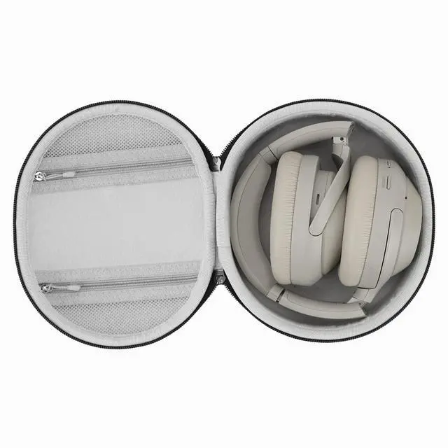 Alt view image 3 of 6 - Shield Headphones Case Compatible with Sony WH-1000XM6, WH-1000XM4, WH-1000XM3, WH-H910N, WH-H900N, Replacement Hard Shell Travel Carrying Bag with Cable Storage (Dark Grey)