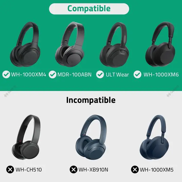 Alt view image 6 of 6 - Shield Headphones Case Compatible with Sony WH-1000XM6, WH-1000XM4, WH-1000XM3, WH-H910N, WH-H900N, Replacement Hard Shell Travel Carrying Bag with Cable Storage (Dark Grey)