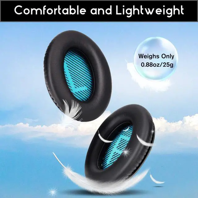 Alt view image 4 of 6 - Replacement Ear Pads for Bose Headphones QC25 | for QuietComfort 25 and Quiet comfort 2 Headphones