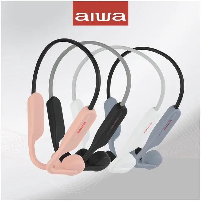 Alt view image 6 of 6 - Bone Conducting Wireless Headphones - Open-Ear Wireless Bluetooth 5.0 Sports Headphones, 6 Hours Playtime, IPX5 Waterproof Earphones for Gym, Running, Hiking, and Cycling, Pink