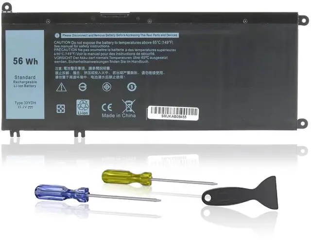 Main image of 56WH 33YDH Laptop Battery for Dell Inspiron 17 7000 G3 G5 G7 | Compatible with 7778 7779 7786 7773 7577 3579 3779 5587 7588, Compatible with Latitude 13 3380 14 3490 15 3590 3580