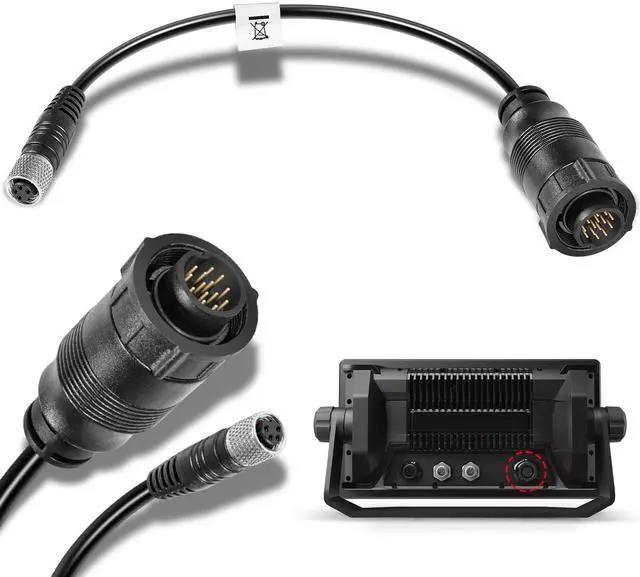 Main image of Replacement for 1852073 MKR-US2-13 Universal Sonar 2 Adapter Cable for Trolling Motors to HUMMINBIRD XPLORE, APEX, SOLIX, Onix Chartplotter and Fishfinder