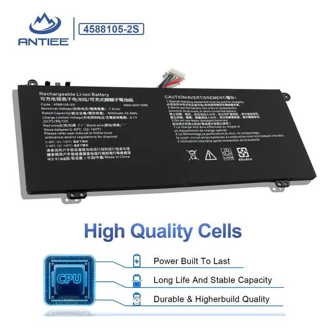 Alt view image 4 of 7 - 4588105-2S 4588106-2S Laptop Battery for Dynabook Satellite Pro C50-E C50-H | C40-H C50D-B-100 C50D-B-115 C50D-B-10E C50D-B-11X C50D-B-11Y Medion Akoya E15403 30027586 Series 7.6V 45.6Wh/6000mAh