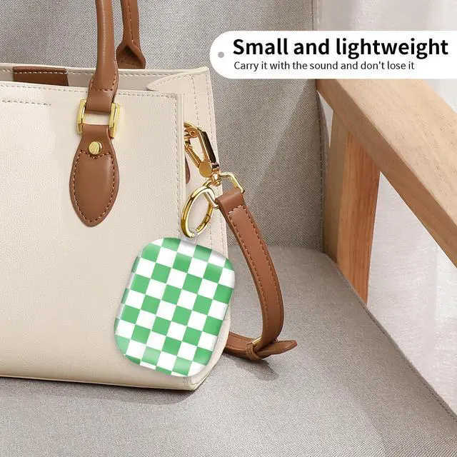 Alt view image 3 of 6 - Compatiable with AirPod Pro 2nd/1st Generation Case,Lightweight & Durable Resistant Hard Case with Keychain,Stylish Design AirPod Case Cover for Women (Green White Checkered Lattice)