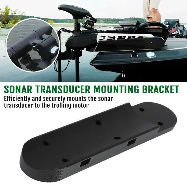 Alt view image 3 of 6 - Active Imaging 3-in-1 Transducer Mount for Trolling Motor ABS Bracket | ABS transducer mount for Active Imaging 3-in-1 on trolling motors, waterproof construction with stable installation