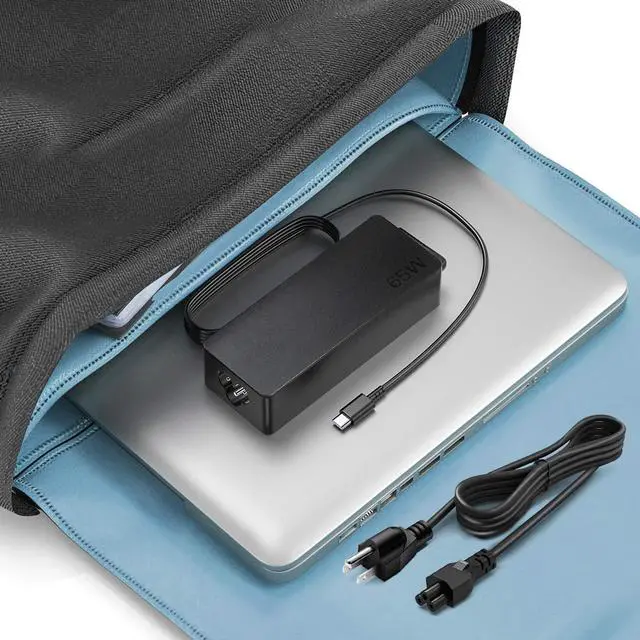 Alt view image 2 of 6 - 65W 45W USB C Laptop Charger | Compatible with Lenovo Thinkpad T14 T14S T15 T16 L13 L14 L15 E14 E15 E16 X12 X13 R14 K14 X1 Carbon Yoga 7i 9i