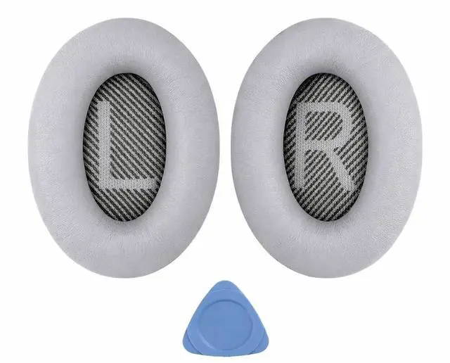 Main image of Replacement Ear Pads for Bose QC35 and QC35 II | Soft Protein Leather Ear Cushions with Noise Isolation, Memory Foam, Extra Durability