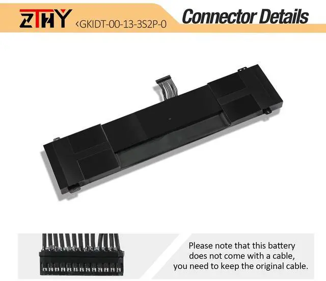Alt view image 4 of 7 - GKIDT-03-17-3S2P-0 Laptop Battery Replacement for Adata XPG Xenia 15 | For Schenker XMG Fusion 15 XFU15L19 Eluktronics MAG-15 Aftershock Vapor 15 Pro 2021 Intel X15 LAPKC71F GKIDT-00-13-3S2P-0