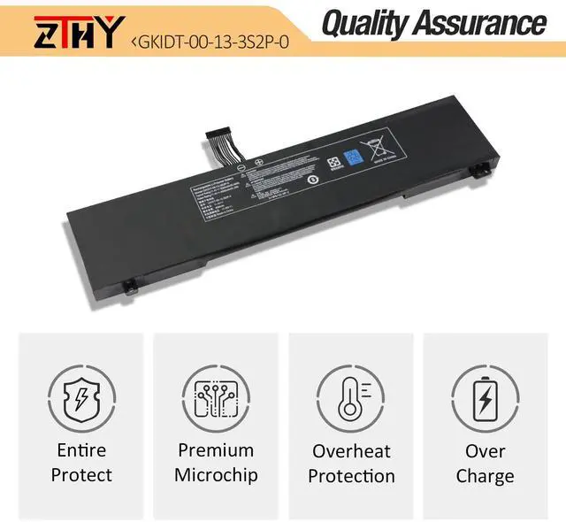 Alt view image 5 of 7 - GKIDT-03-17-3S2P-0 Laptop Battery Replacement for Adata XPG Xenia 15 | For Schenker XMG Fusion 15 XFU15L19 Eluktronics MAG-15 Aftershock Vapor 15 Pro 2021 Intel X15 LAPKC71F GKIDT-00-13-3S2P-0
