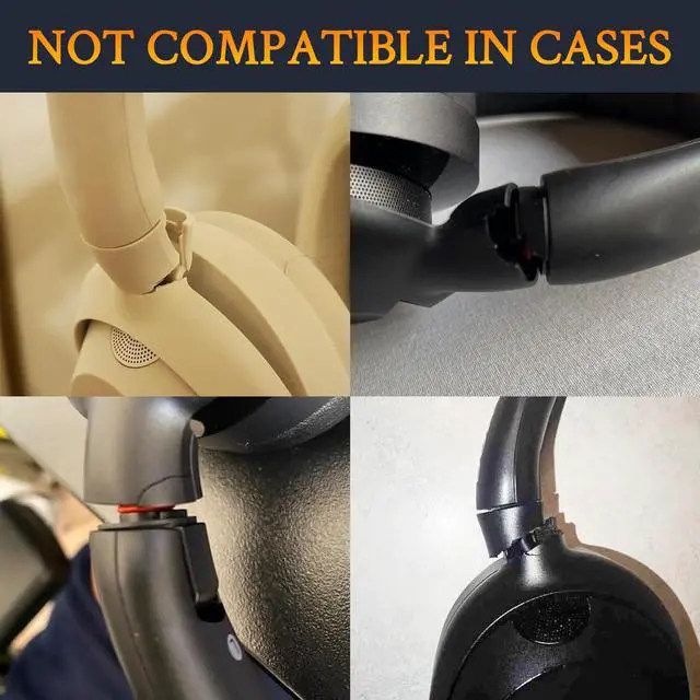 Alt view image 5 of 7 - Headband Side Cover Slider Outer & Inner for Sony ULT WEAR/WH-ULT900N (WHULT900N) Over-Ear Noise Canceling Bluetooth Headphones, Replacement Head Band Repair Part Accessories Kit - Forest Gray