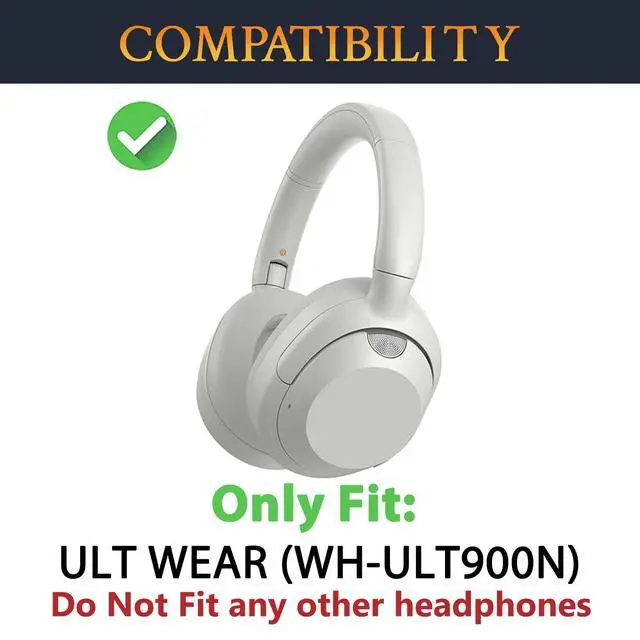 Alt view image 2 of 7 - Headband Side Cover Slider Outer & Inner for Sony ULT WEAR/WH-ULT900N (WHULT900N) Over-Ear Noise Canceling Bluetooth Headphones, Replacement Head Band Repair Part Accessories Kit - Off White