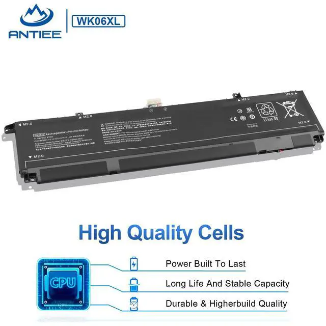Alt view image 4 of 7 - WK06XL M41711-005 83Wh Laptop Battery for HP Omen 16-B0xxx 16-B0000TX | 16-B0047TX 16-C0167AX Omen 7 Plus 17-CK0xxx 17-CK0007NV 17T-CK100 Series WKO6XL 6880mAh
