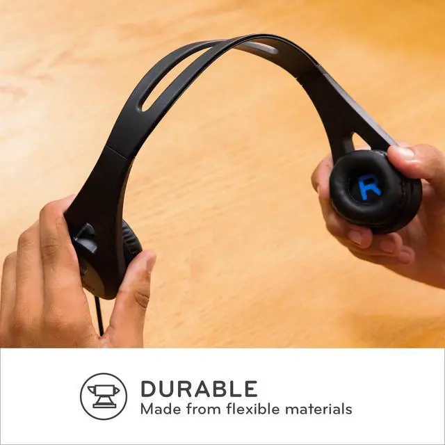 Alt view image 4 of 6 - TWT Audio Ergo TW103 Noise Reducing Ergonomic Headphone - USB-C Connection | Wired Headphones, Durable, For Classrooms, School, Students, Teachers, Universal Device Compatibility