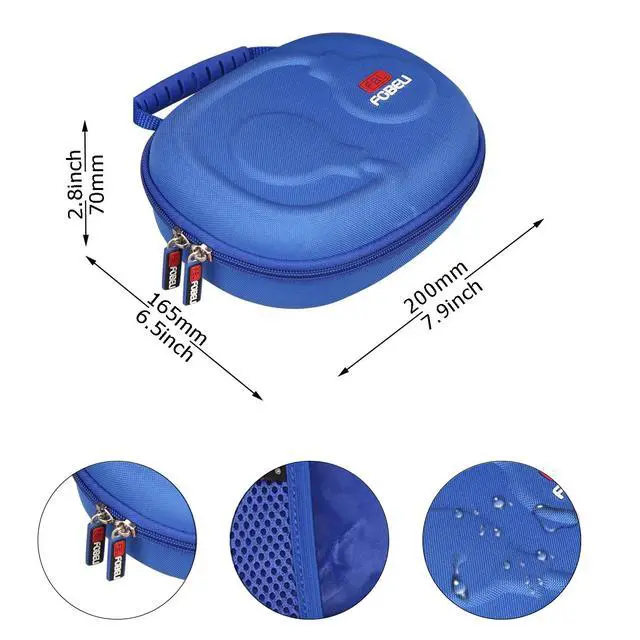 Alt view image 5 of 7 - Headphone Cases EVA Hard Storage Case for JBL TUNE 500BT/510BT/T450BT/710BT/JBL Live 650 BT NC On-Ear Wireless Bluetooth Headphone, Travel Protective Bag (Blue)