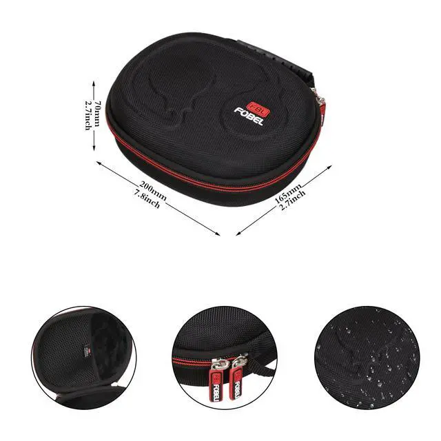 Alt view image 6 of 7 - Headphone Cases EVA Hard Storage Case for JBL TUNE 500BT/510BT/T450BT/710BT/JBL Live 650 BT NC On-Ear Wireless Bluetooth Headphone, Travel Protective Bag (Black)