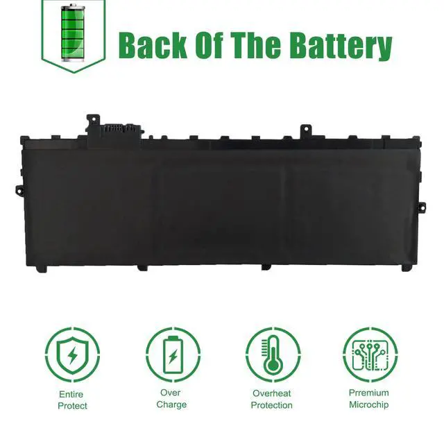 Alt view image 6 of 6 - 01AV431 Laptop Battery Replacement for Lenovo ThinkPad X1 Carbon 5th Gen 2017 6th Gen 2018 Series SB10K97588 01AV430 SB10K97587 01AV494 SB10K97586 01AV429 SB10K97586 11.52V 57Wh 4950mAh