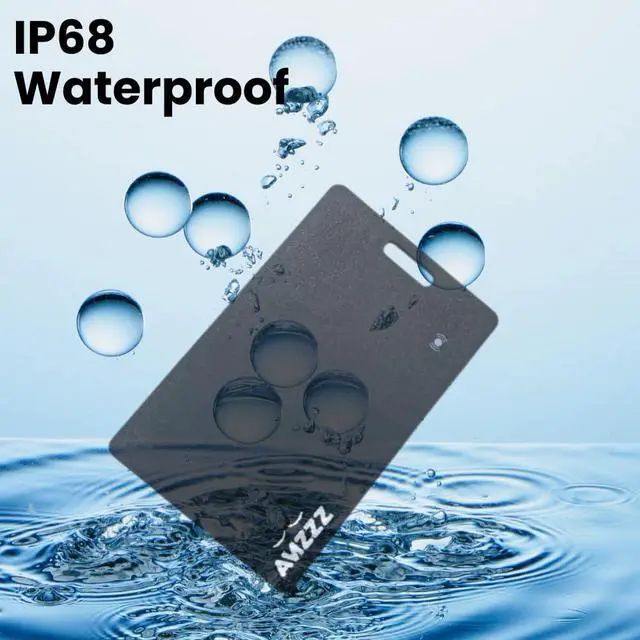 Alt view image 7 of 7 - MFi Certified Wallet Tracker Card Compatible with Find My App, Slim 0.07in | 100dB Loud Ring for Location Rechargeable Item Finder, IP68 Waterproof Bluetooth Tracker Left Behind Alerts