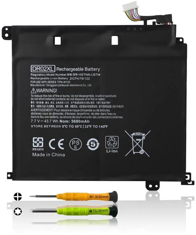 Main image of DR02XL Laptop Battery for HP Chromebook 11 G5 11-V000/11-V002DX Series | 859357-855,859027-421,TPN-W123,859027-1C1,HSTNN-IB7M,859027-121,DR02043XL,855710-001,7.7V 43.7Wh