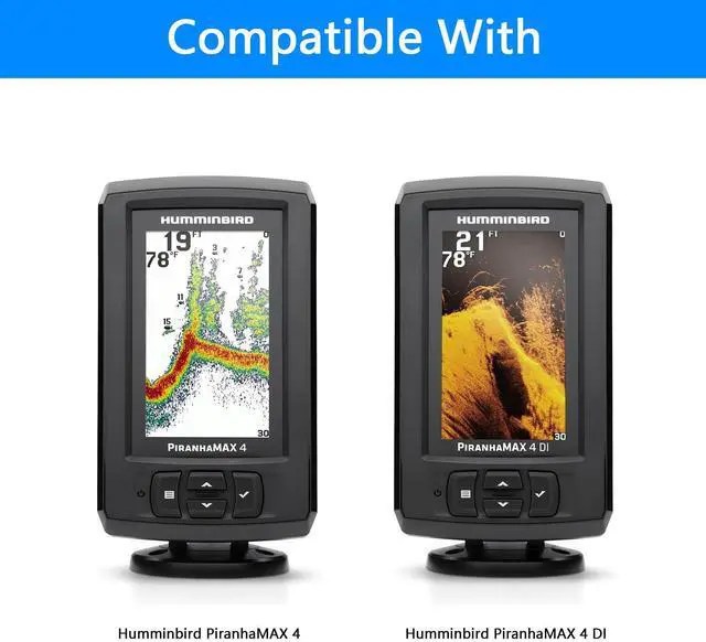 Alt view image 3 of 7 - Fish Finder Protective Case Silicone Cover Compatible with Humminbird PiranhaMAX 4 DI and Humminbird PiranhaMAX 4,Marine Electronics Accessory (Black)