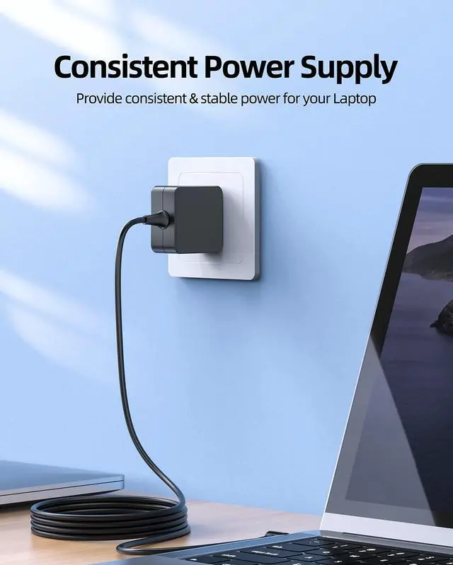 Alt view image 7 of 7 - AC Charger Fit for Asus Q505UA Q505U Q505 Laptop 7.5Ft Power Supply Adapter Cord