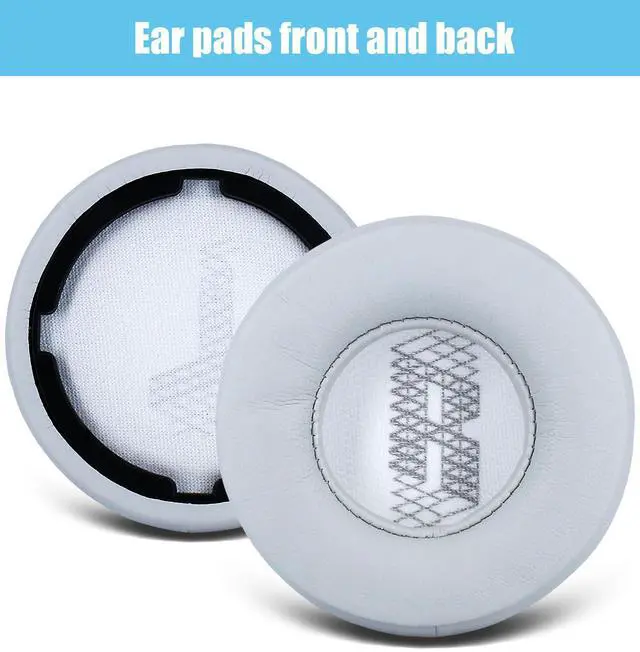 Alt view image 5 of 5 - Replacement earpads Compatible with JBL Live 460NC Headphones | Gray/high-density sound-isolating soft ear pads, protein leather material