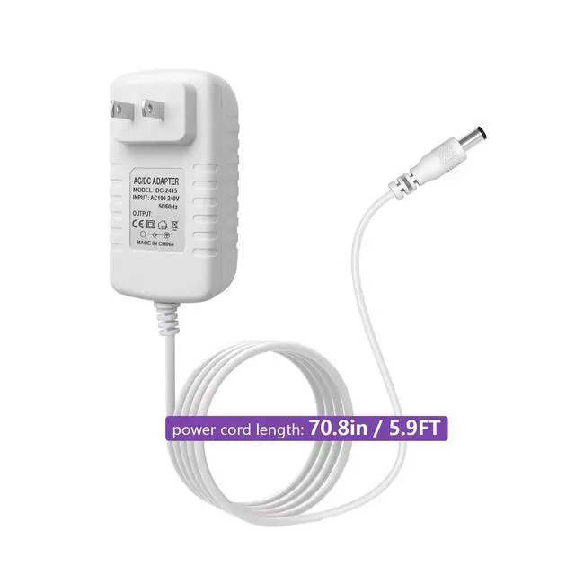 Alt view image 2 of 7 - 20V 1.5A Charger for Lenovo Smart Clock Display Not for 12V PA-1300-41 | Fits SD-8501F CD-24501F 4.0x1.7mm plug 5.9ft cord 30W supply with over-voltage protection & pure copper wire