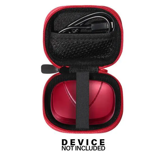 Alt view image 3 of 5 - Case for Ltinist BX27 Wireless Earbud, Bluetooth 5.4 Headphones IP7 Waterproof Sport (Red)
