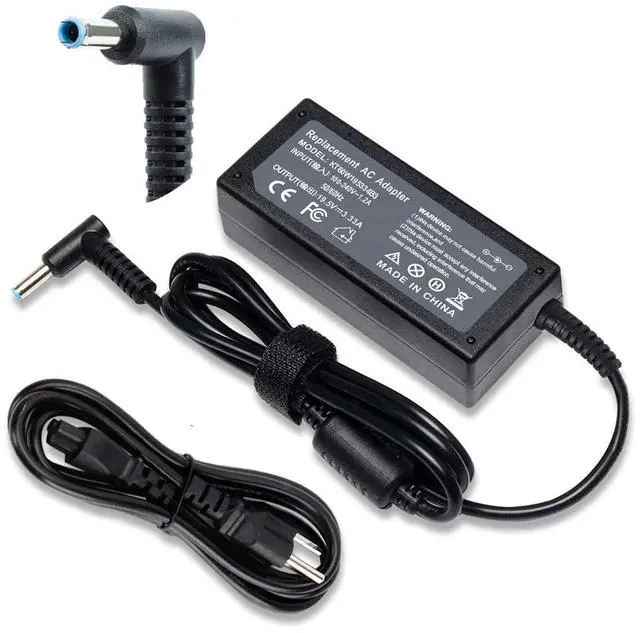Main image of 65W 19.5V 3.33A AC Charger Compatible with HP 15-F039WM 15-F009WM 15-F023WM, Chromebook 14-q010nr, Pavilion 15-N000 Notebook, ProBook 430 440 450 455 G3, 710412-001 741727-001 Adapter