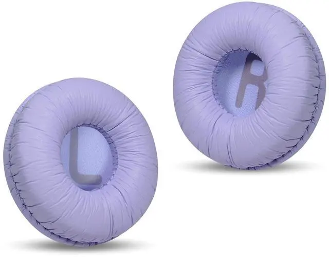 Main image of Headphones Replacement Ear Pads, Cushions for JBL Tune T500BT/T450BT/510BT/520BT/570BT, Crinkled Leather Enhanced Breathability and Friction Ear Pads Cushions with High-Density Foam - Purple