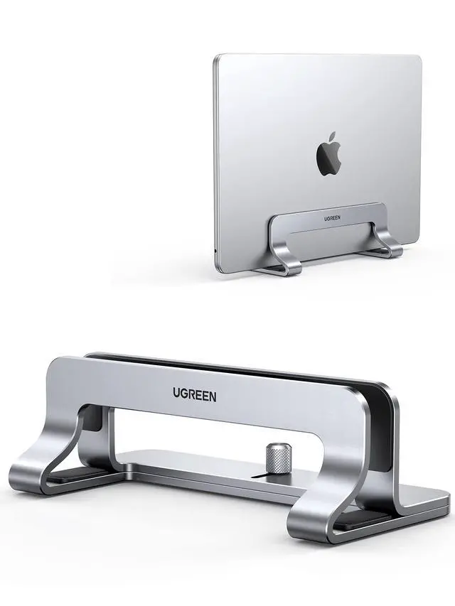 Alt view image 2 of 7 - Vertical Laptop Stand Bundle with Vertical Laptop Stand Dual