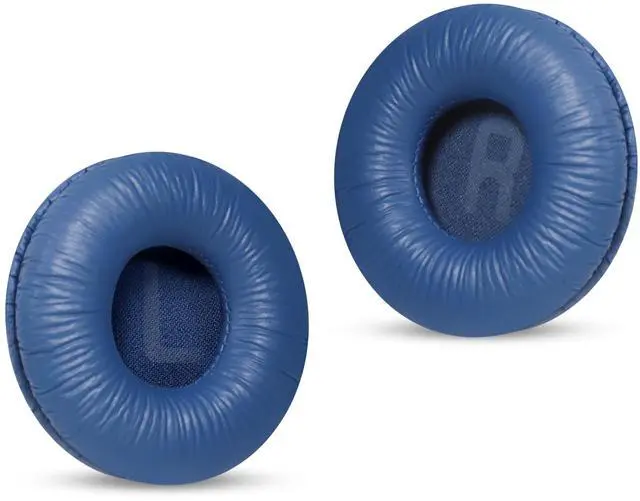 Main image of Headphones Replacement Ear Pads, Cushions for JBL Tune T500BT/T450BT/510BT/520BT/570BT, Crinkled Leather Enhanced Breathability and Friction Ear Pads Cushions with High-Density Foam - Blue