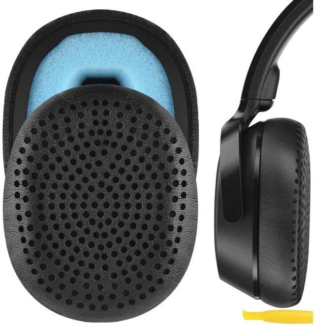 Main image of Replacement Ear Pads for Skullcandy Riff Wireless, Riff2 Wired/Wireless On-Ear Headphones Ear Cushions, Repair Parts (Black)
