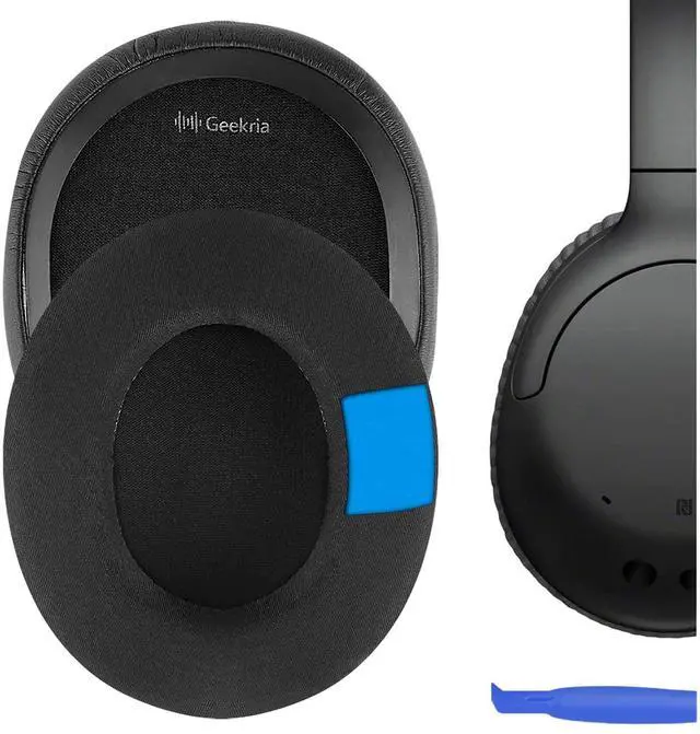 Main image of Sport Cooling Gel Replacement Ear Pads Compatible with Sony WH-CH700N, WH-CH710N, WH-CH720N Headphones, Ear Cushions with Video Guide (Black)